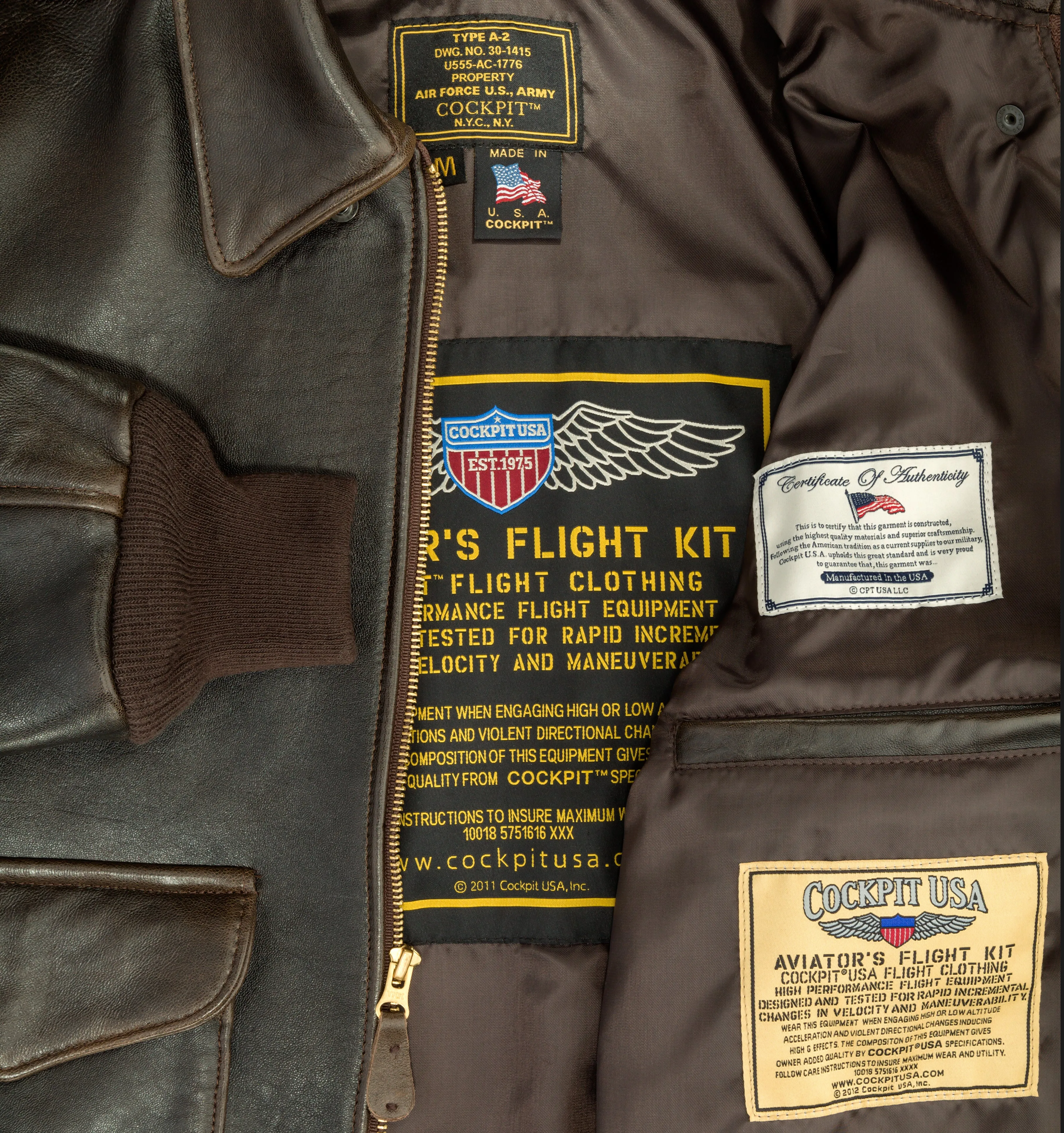 100 Mission™ A-2 Pilot’s Jacket Z2011A