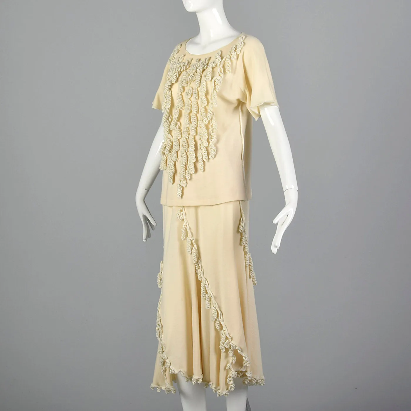 1980s Yolanda Lorente I Magnin Unique Wool Set