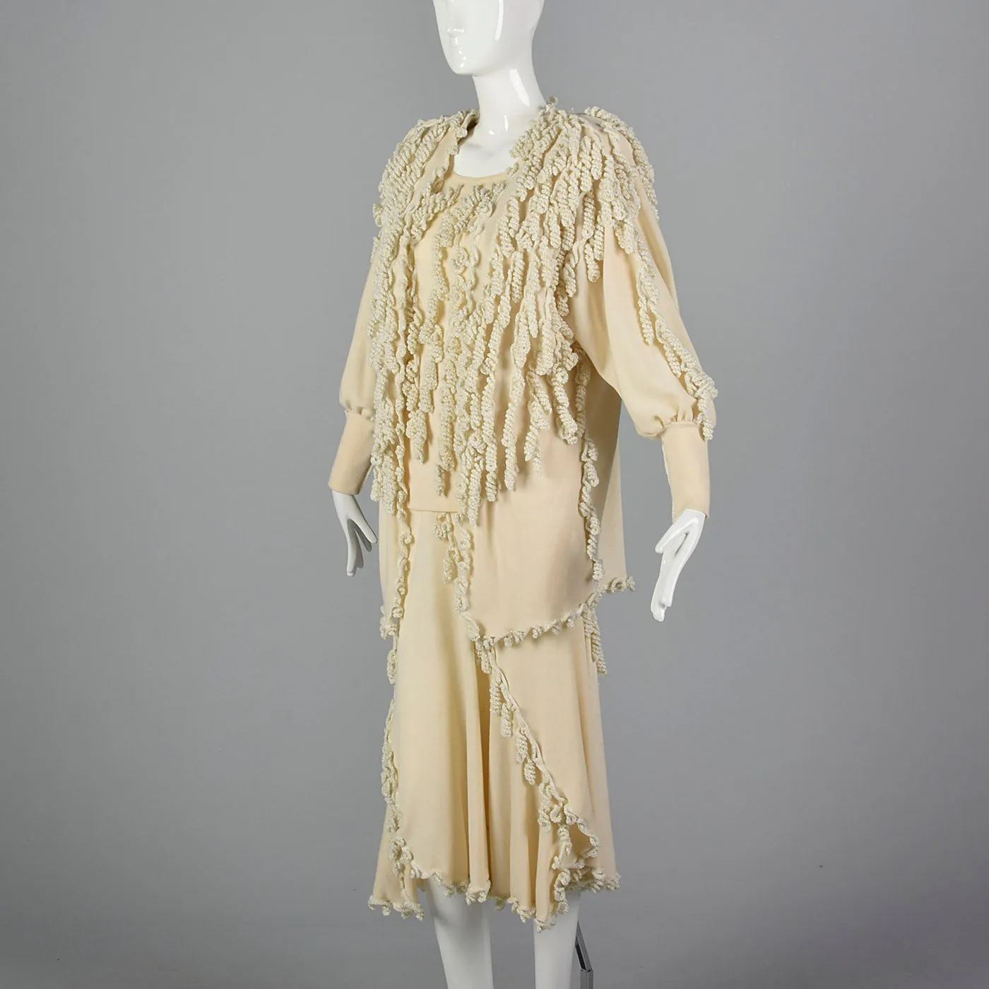 1980s Yolanda Lorente I Magnin Unique Wool Set