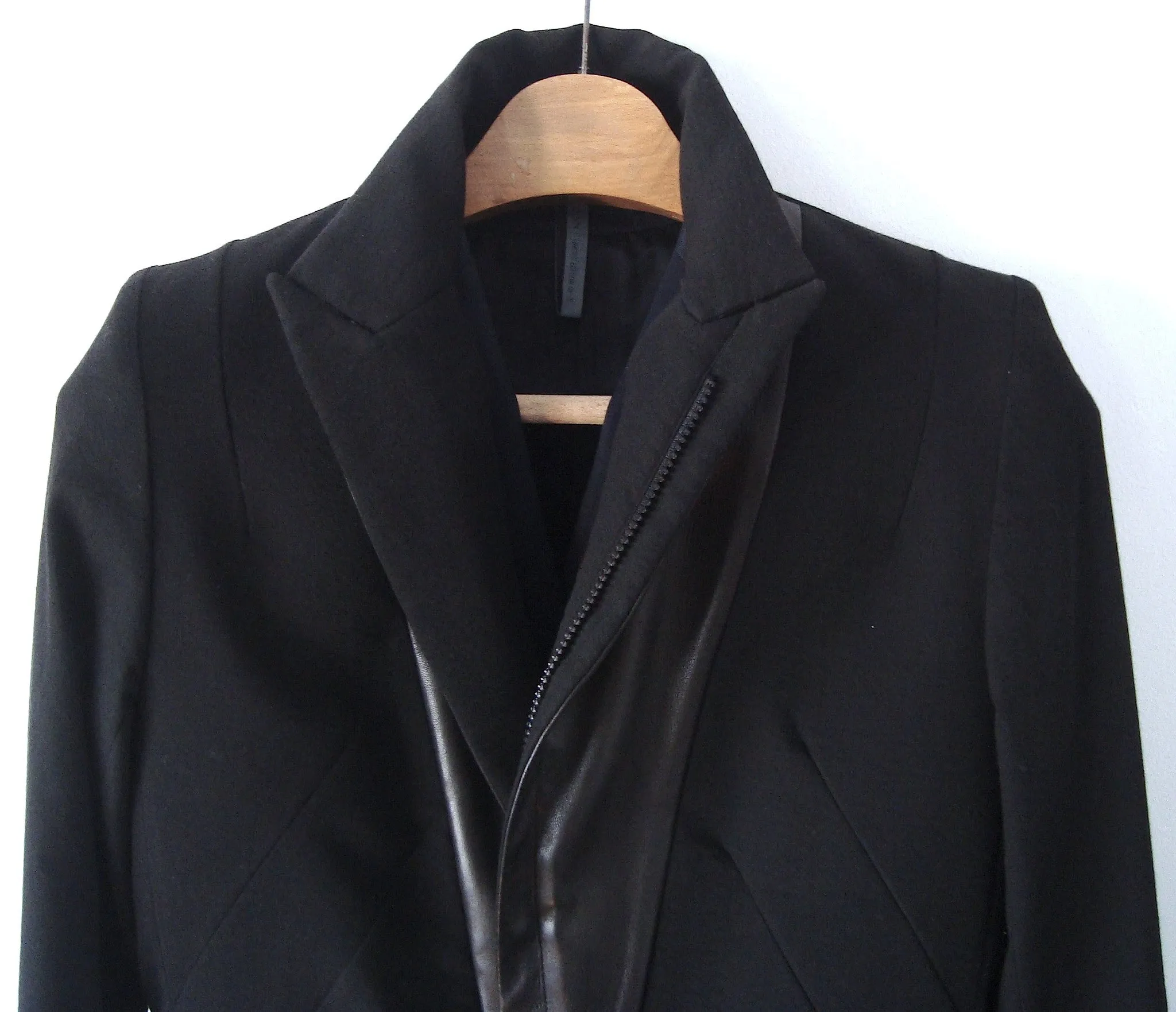 2010 'Adams' Tailored Jacket with Leather trims