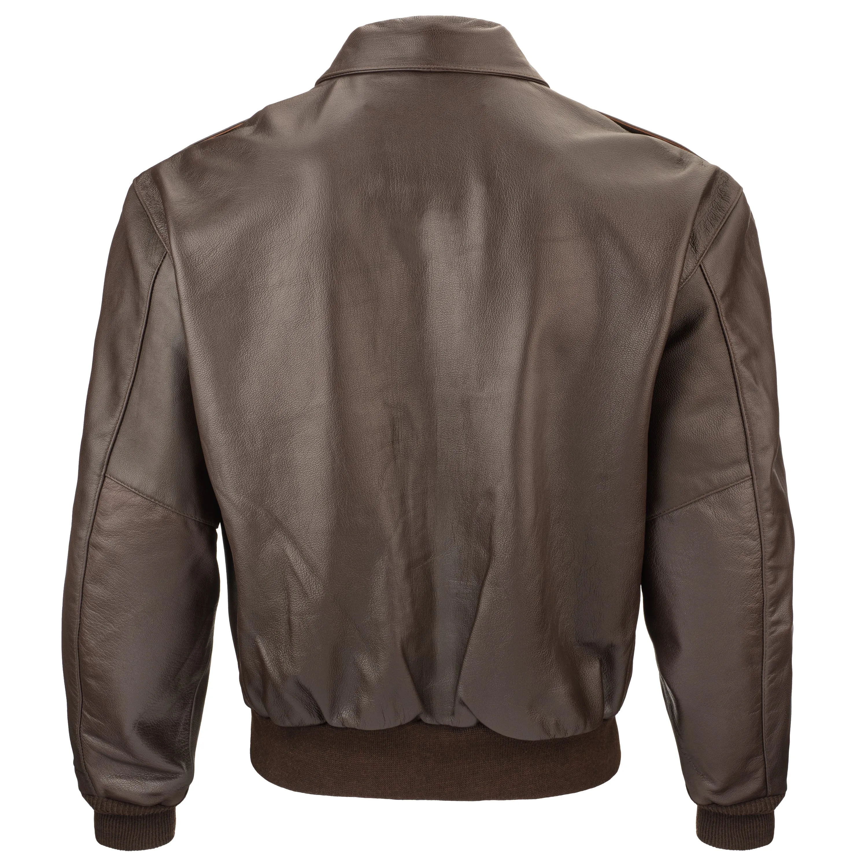 A2 Brown Goatskin Vintage Style Bomber Jacket