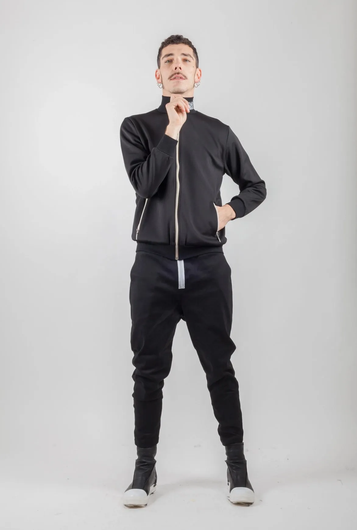 Acid Zip-Up Bomber Jacket