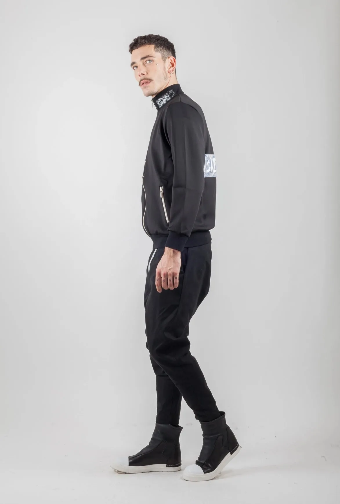 Acid Zip-Up Bomber Jacket
