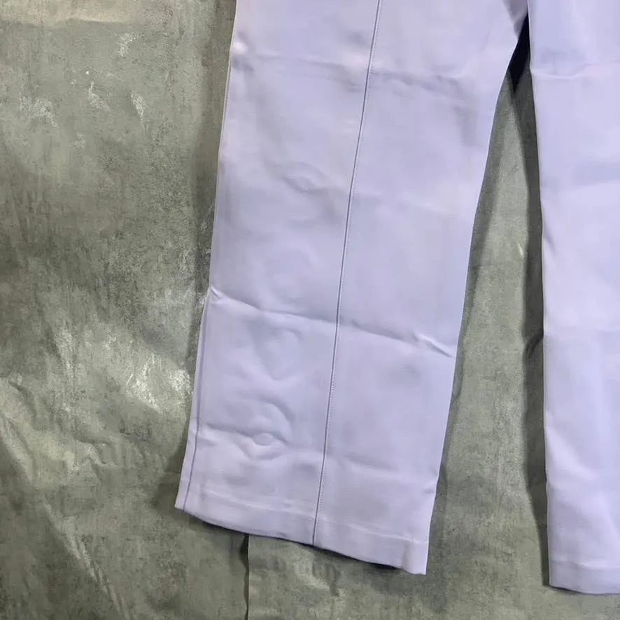 ALFANI Women's Lightest Lilac Modern Lounge High-Rise Seamed Wide-Leg Pants SZ 8
