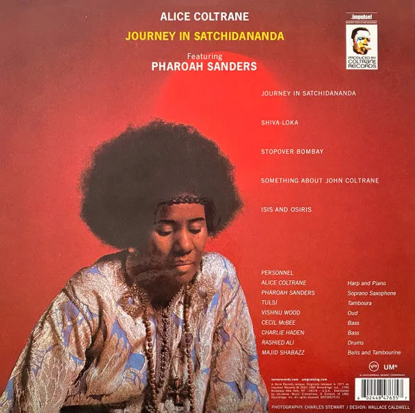 Alice Coltrane Featuring Pharoah Sanders - Journey In Satchidananda - Mint (M)