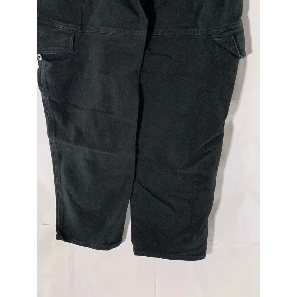 ARITZIA WILFRED FREE Women's Black Solid Cargo Straight-Leg Pants SZ 6