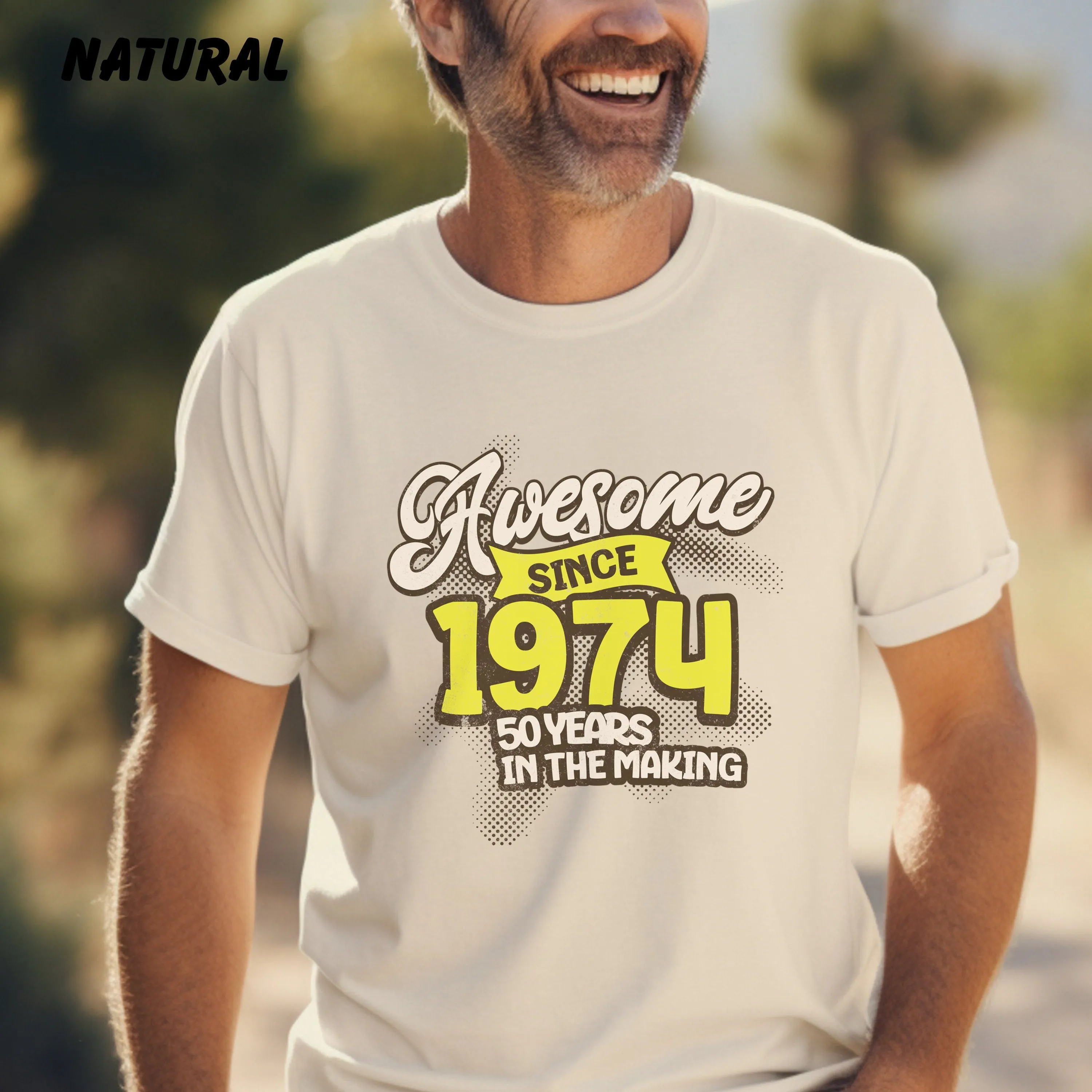 Awesome Since 1974, 50 Years in the Making, 50th Birthday Shirt, 50th Birthday Gift, Fifty Gift, Vintage Shirt, Fifty Birthday Shirt
