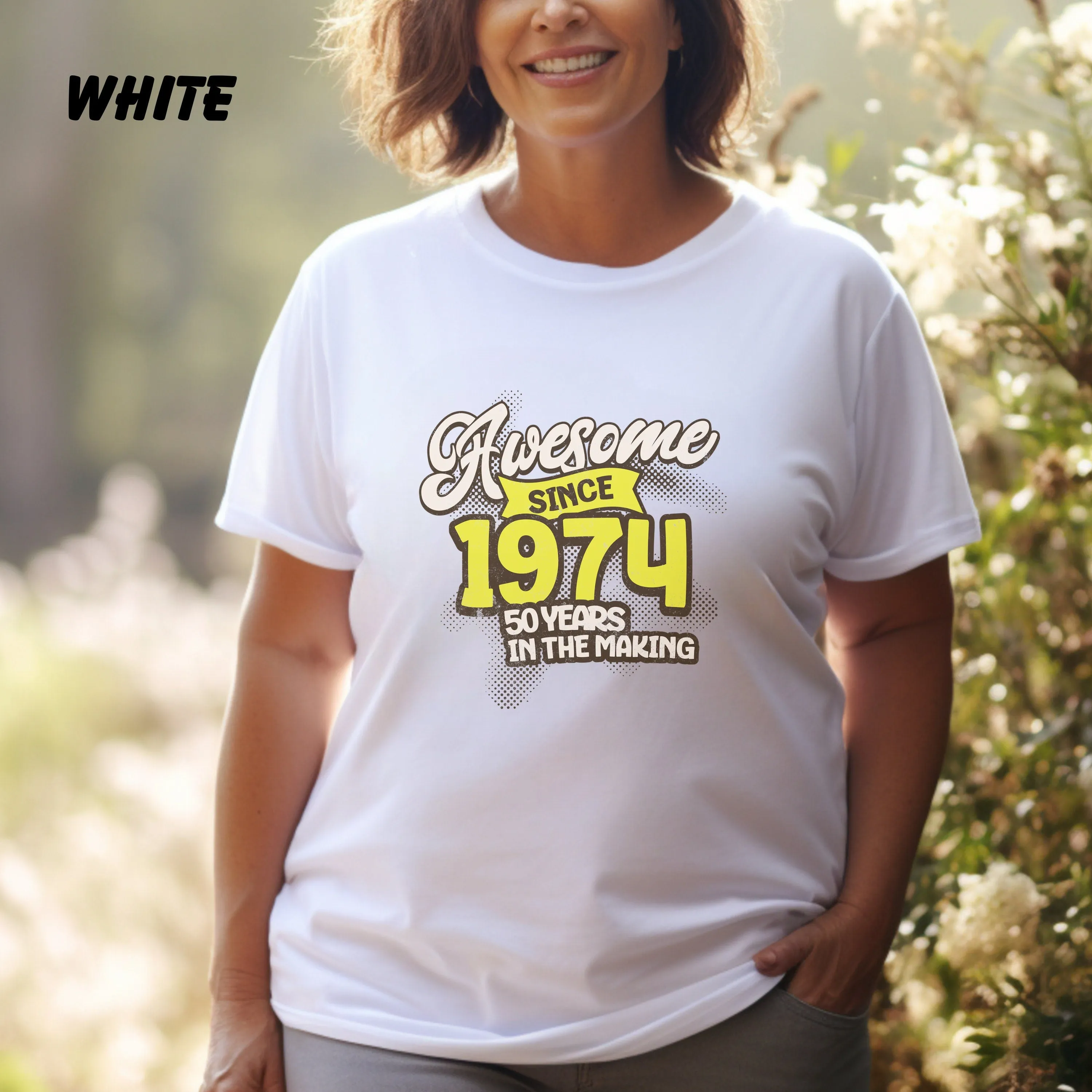 Awesome Since 1974, 50 Years in the Making, 50th Birthday Shirt, 50th Birthday Gift, Fifty Gift, Vintage Shirt, Fifty Birthday Shirt