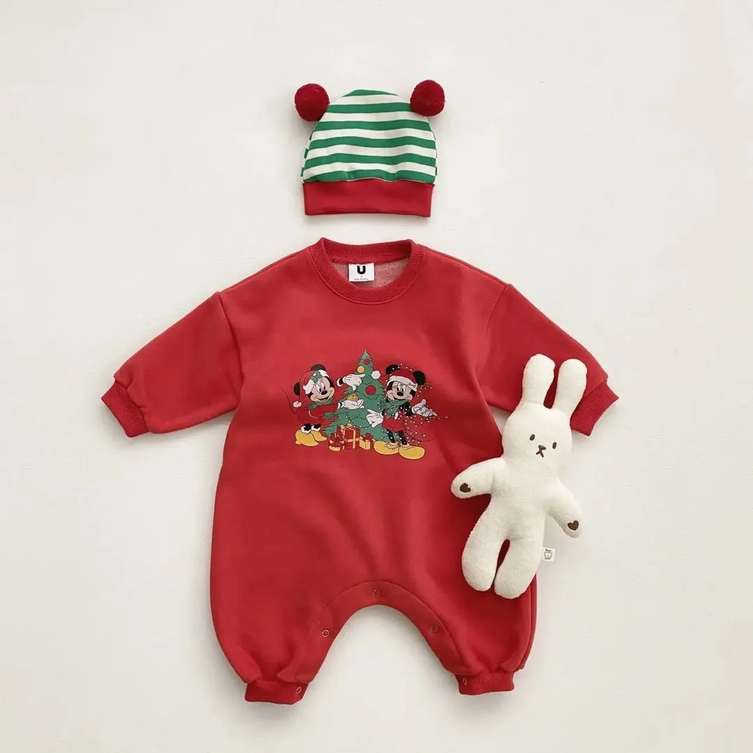 Baby Disney Christmas Romper | 4 Colors