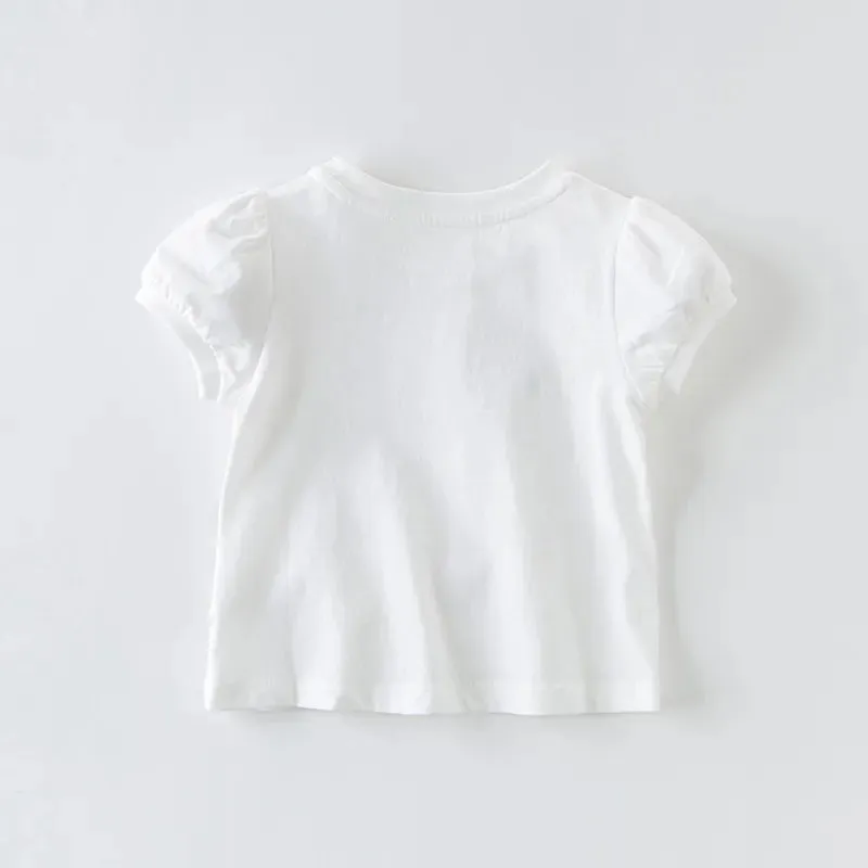 Baby Girls' Bow Cartoon T-Shirt