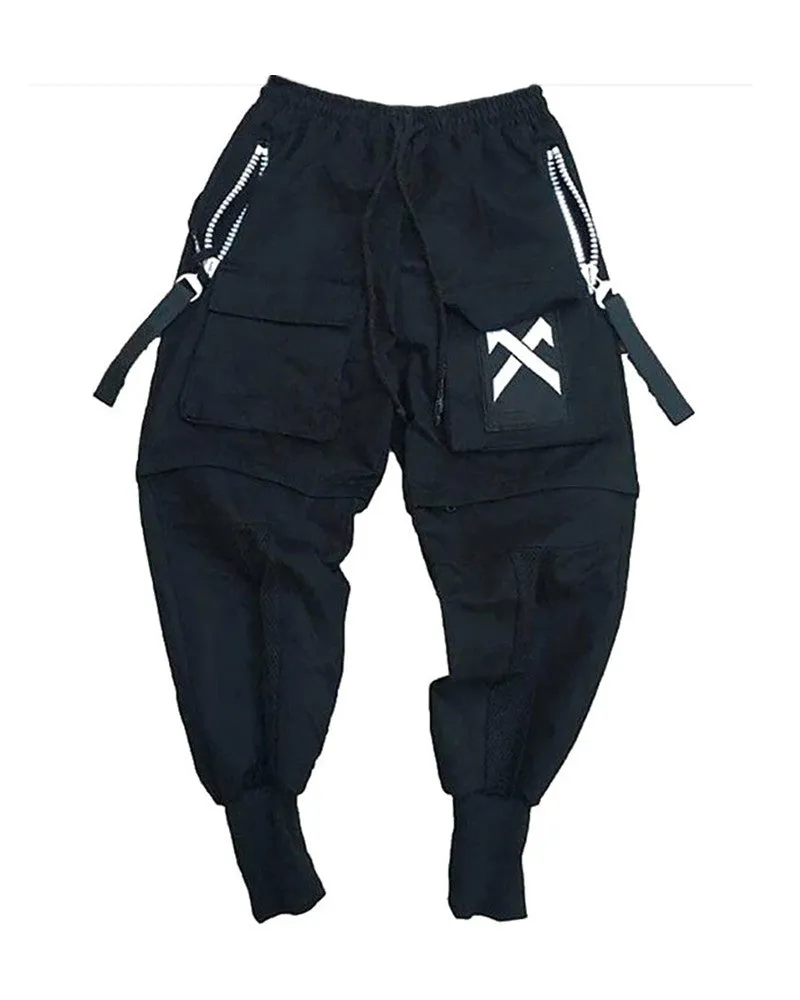 Become An X-Man Techwear Black Cargo Pants