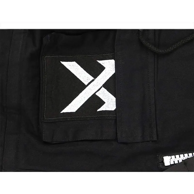 Become An X-Man Techwear Black Cargo Pants