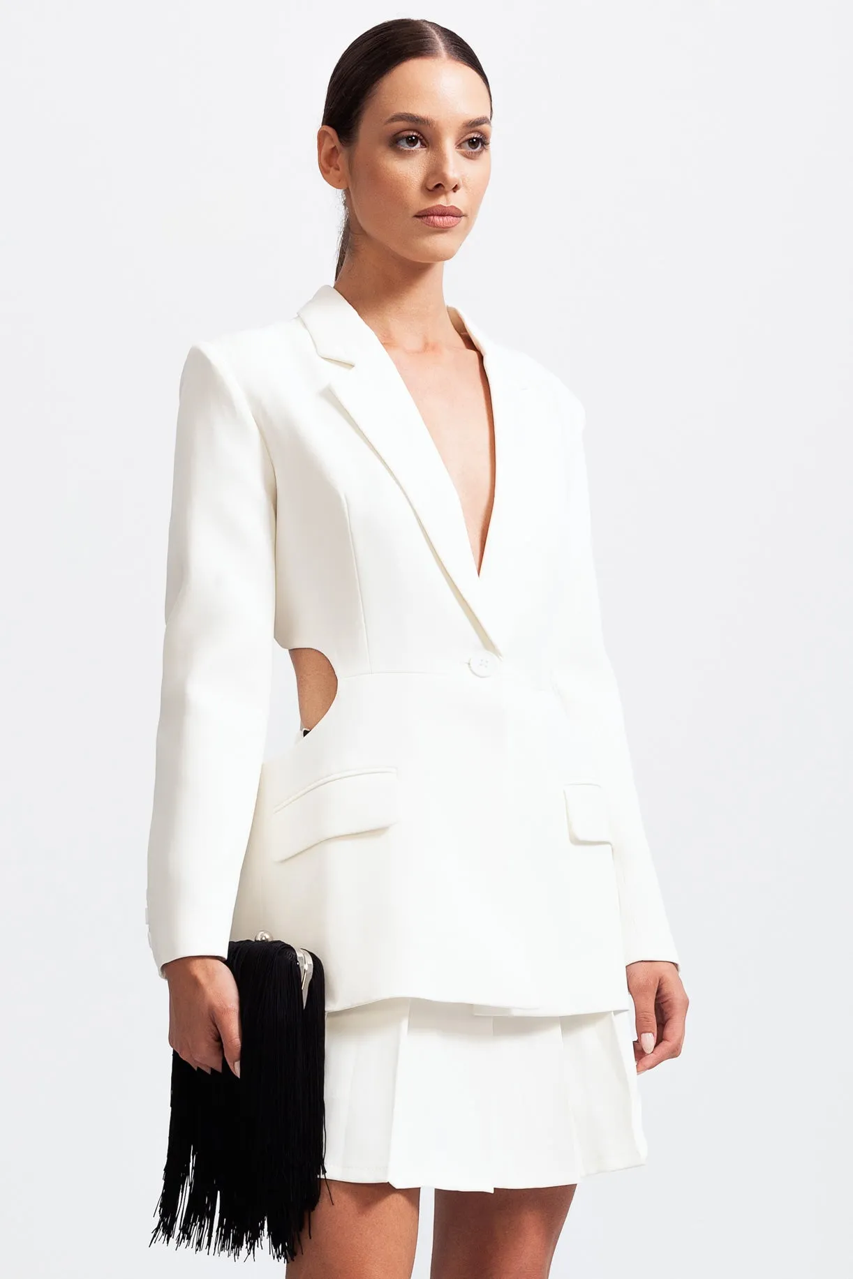 Blazer à manches longues - Blanc