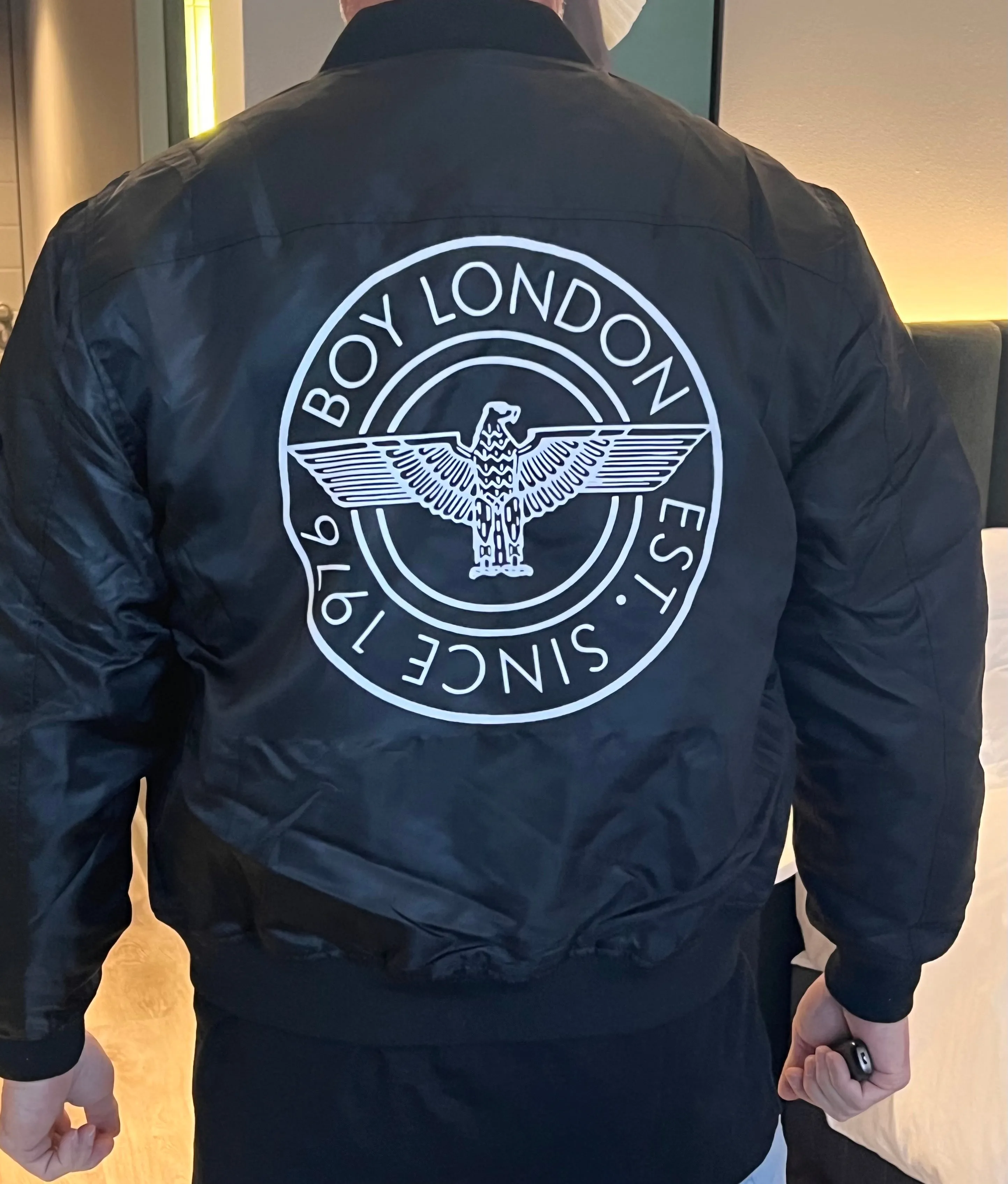BOY LONDON - MEN’S BLACK BOMBER JACKET