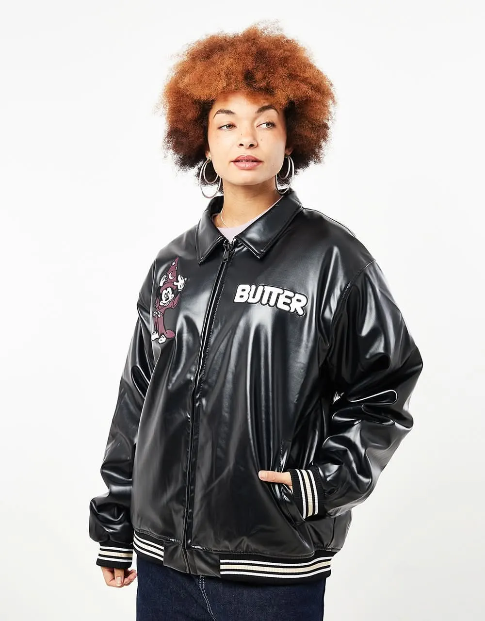 Butter Goods x Disney Fantasia Bomber Jacket - Black