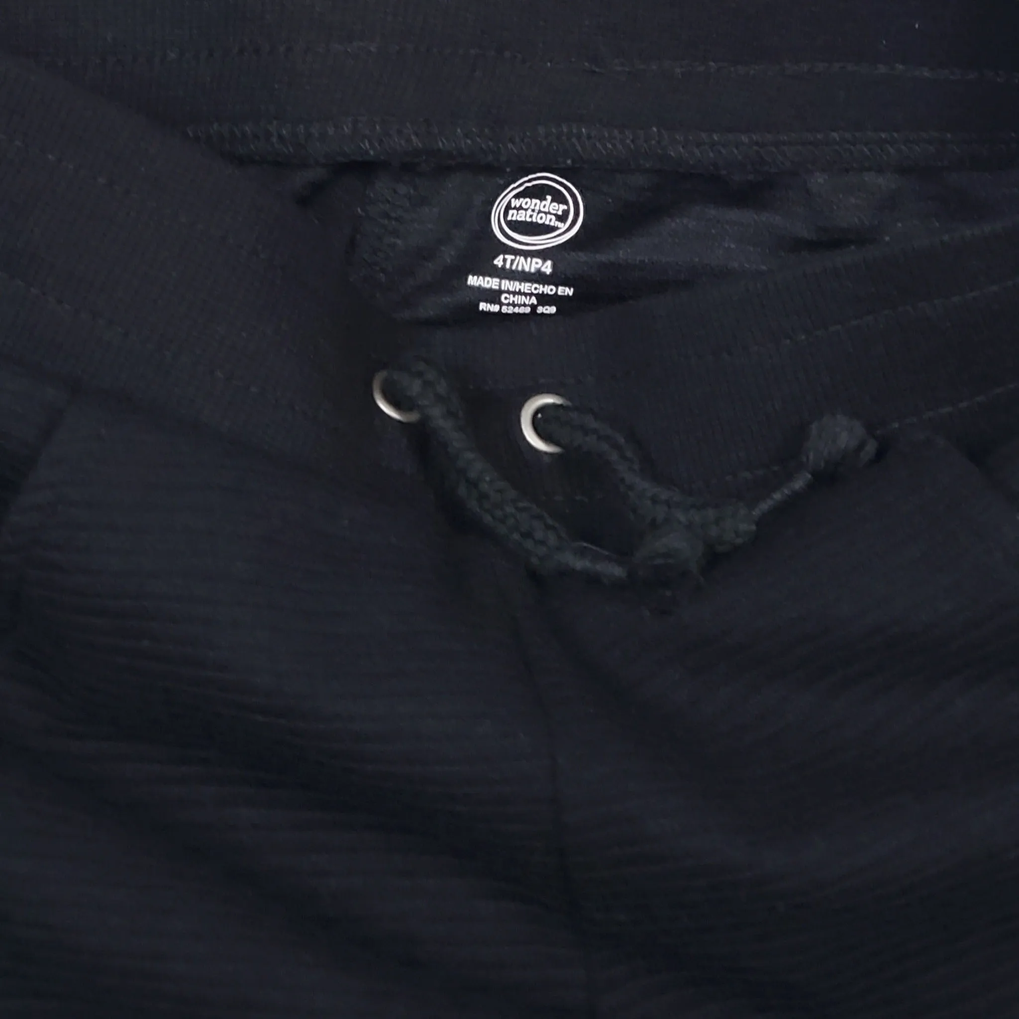 Cat & Jack Boys Black Knit Cargo Pants 4T