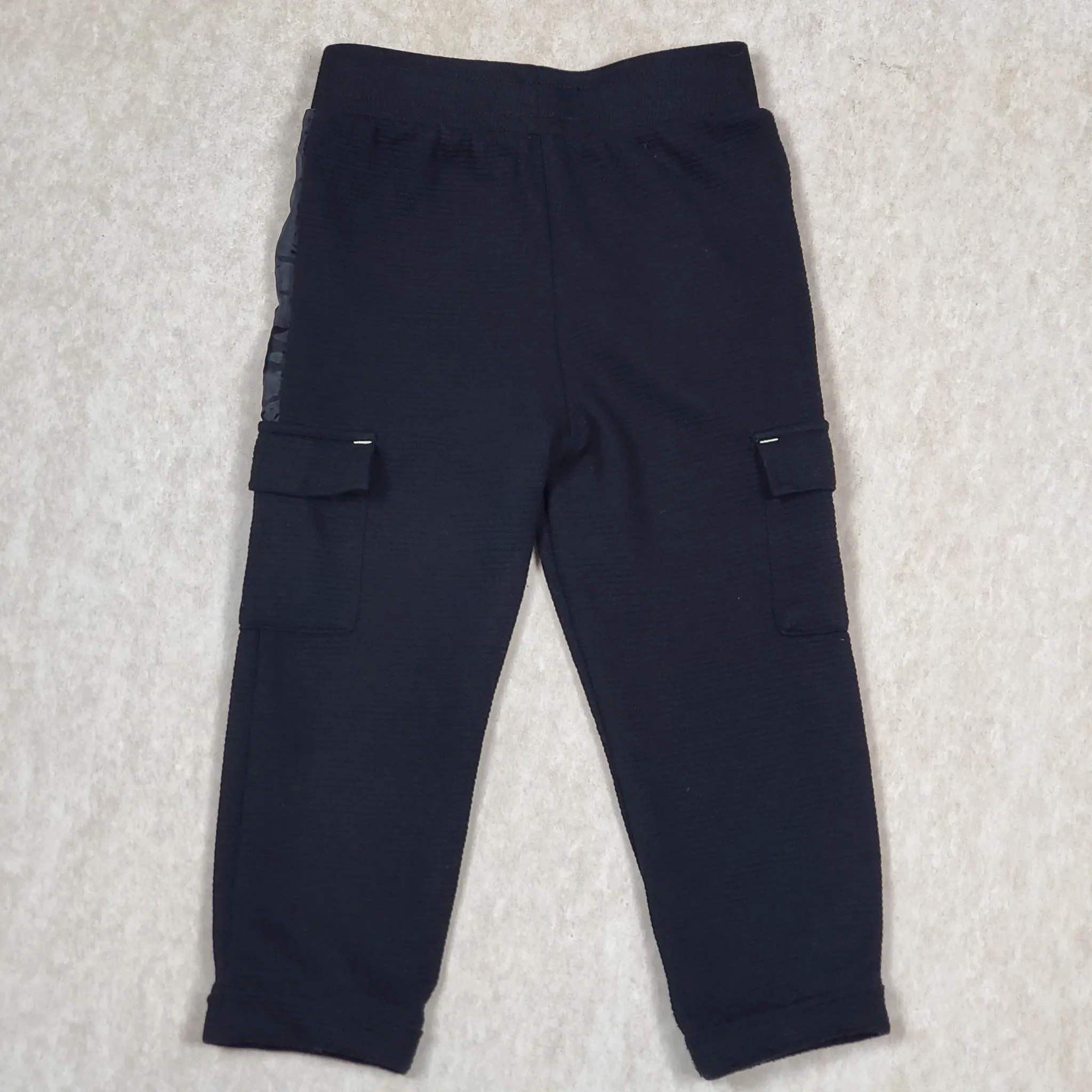 Cat & Jack Boys Black Knit Cargo Pants 4T