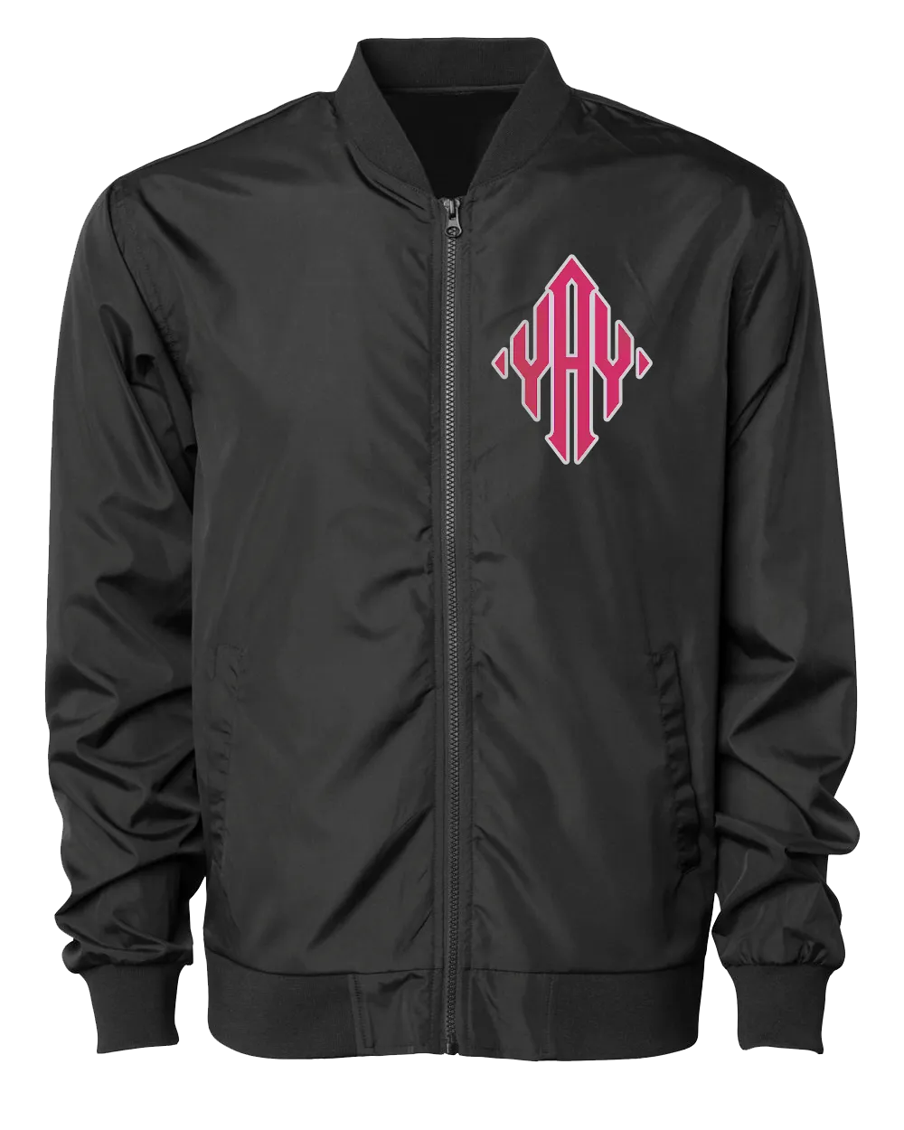 CHINX DRUGZ Diamond YAY JFK JET 1 Bomber Jacket (Black)