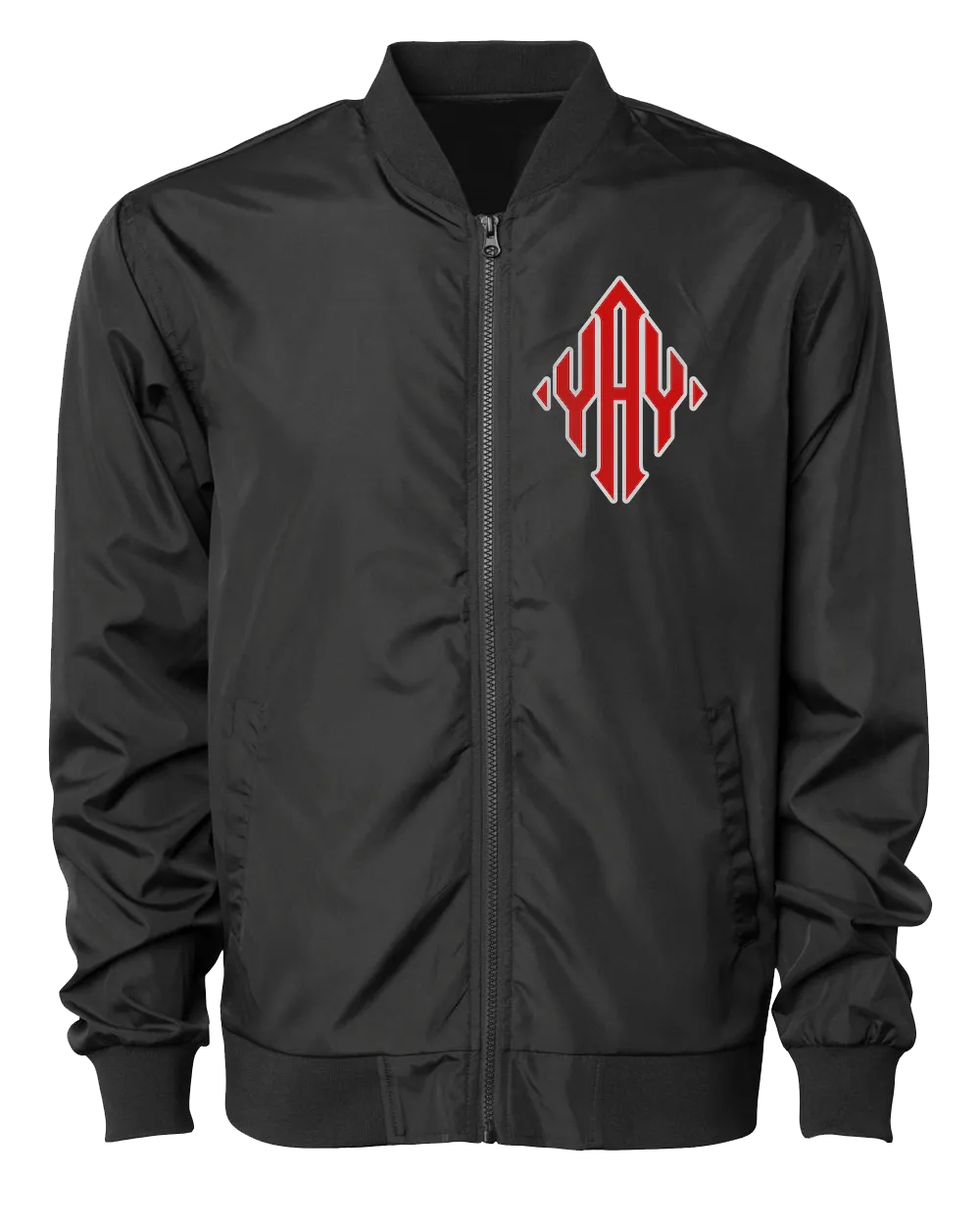 CHINX DRUGZ Diamond YAY JFK JET 1 Bomber Jacket (Black)