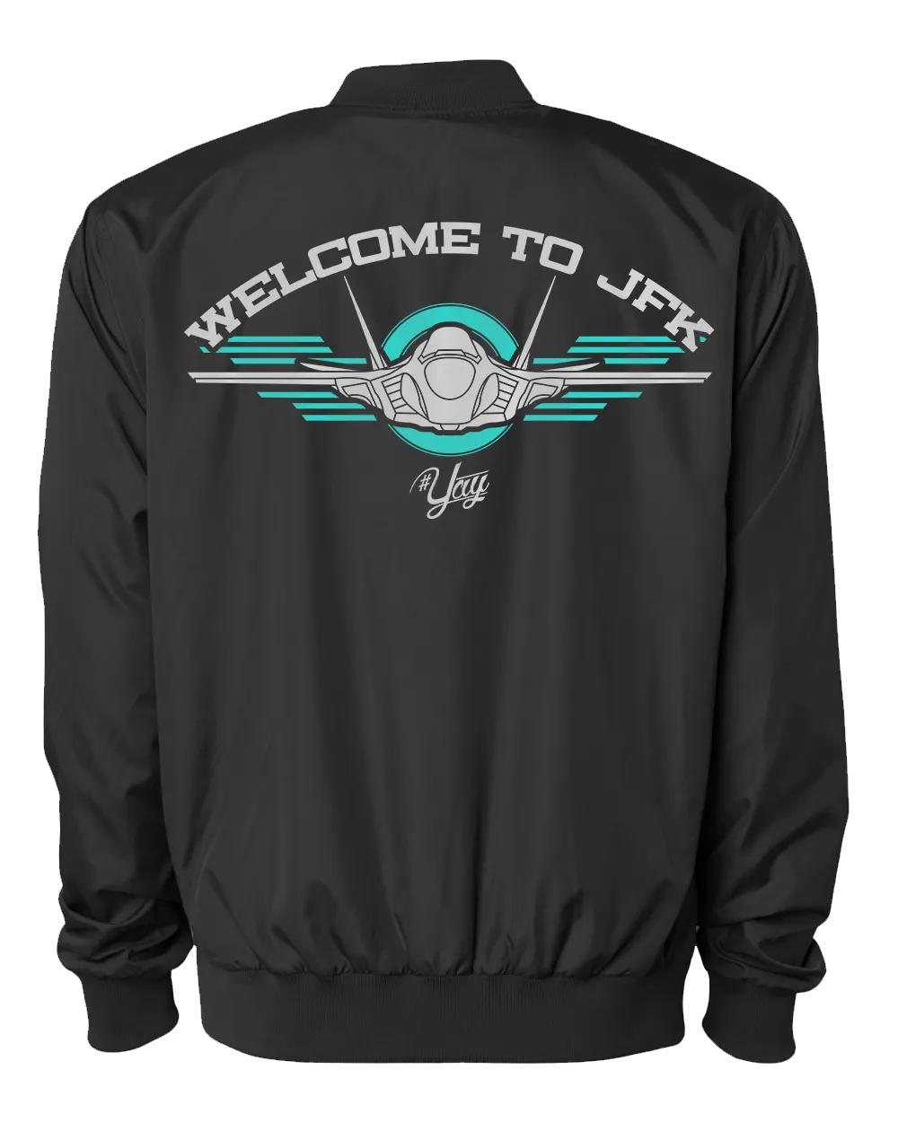 CHINX DRUGZ Diamond YAY JFK JET 1 Bomber Jacket (Black)