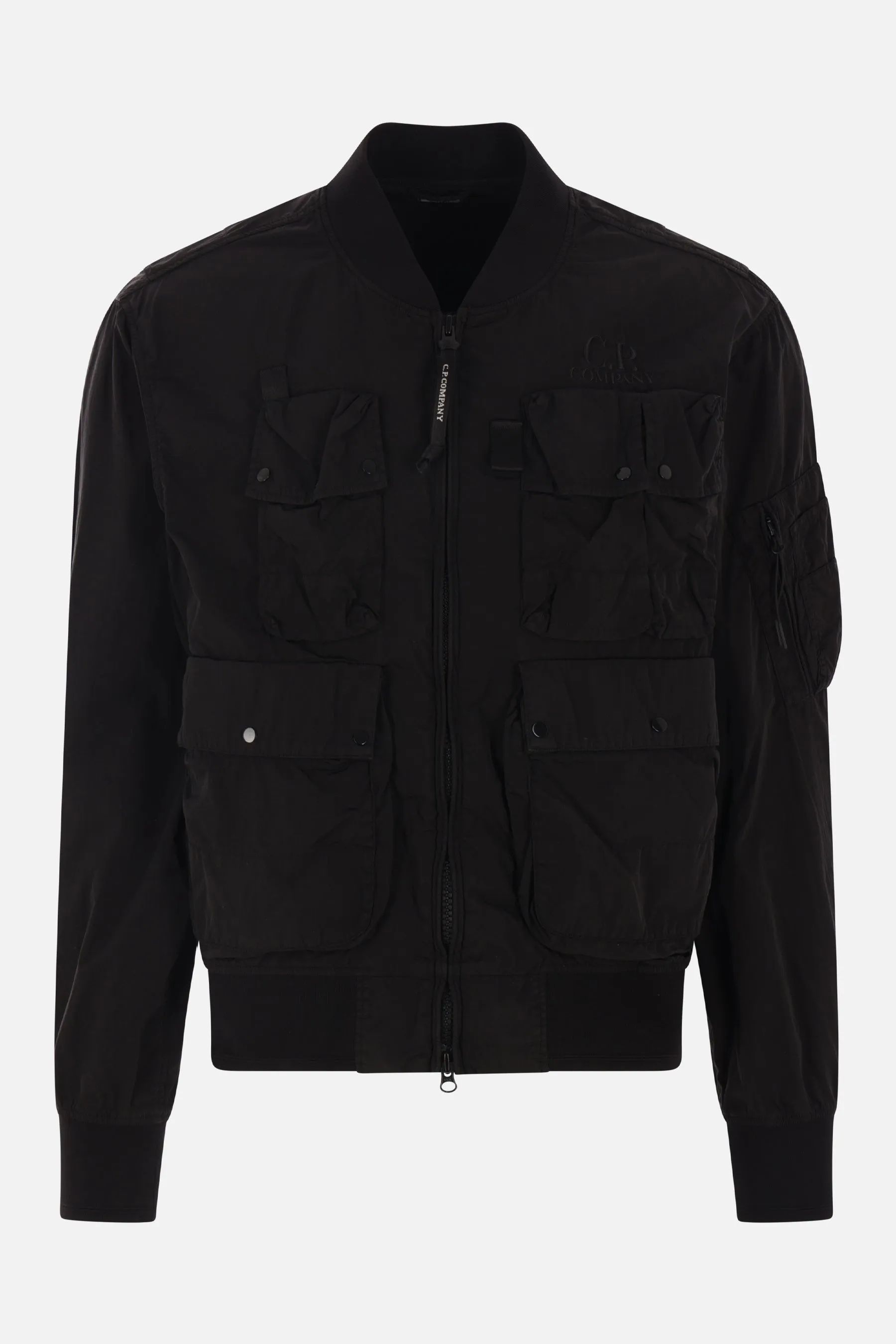 Chrome-R nylon bomber jacket