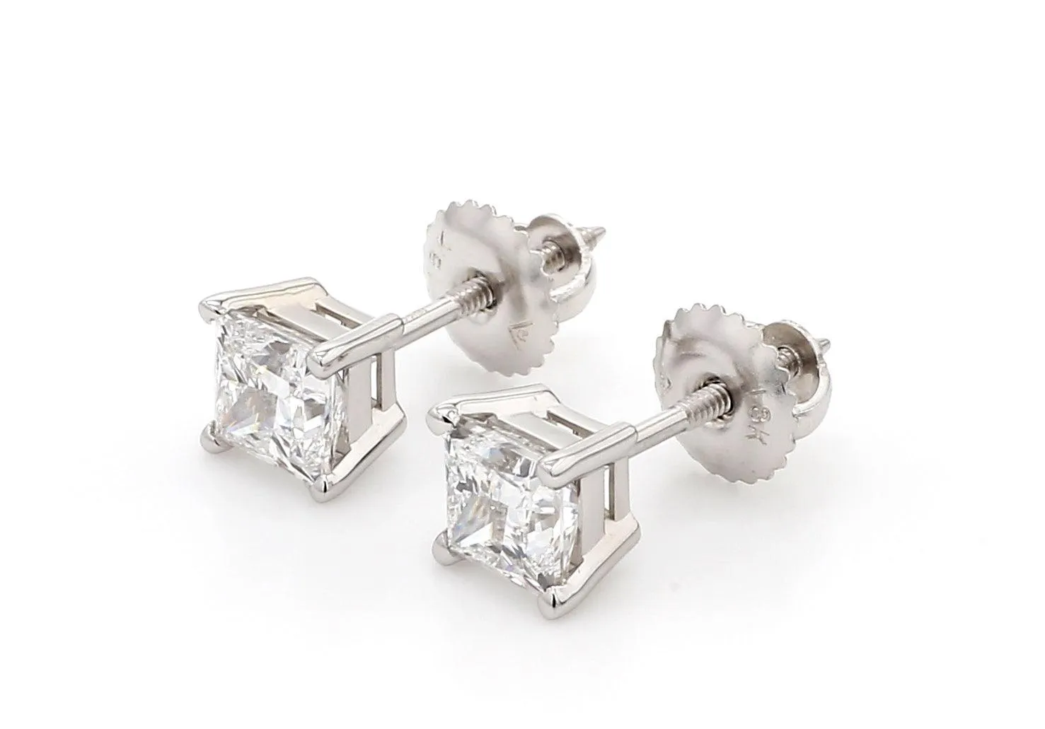 Classic Princess Earrings 2.0 CTW. IGI Certified