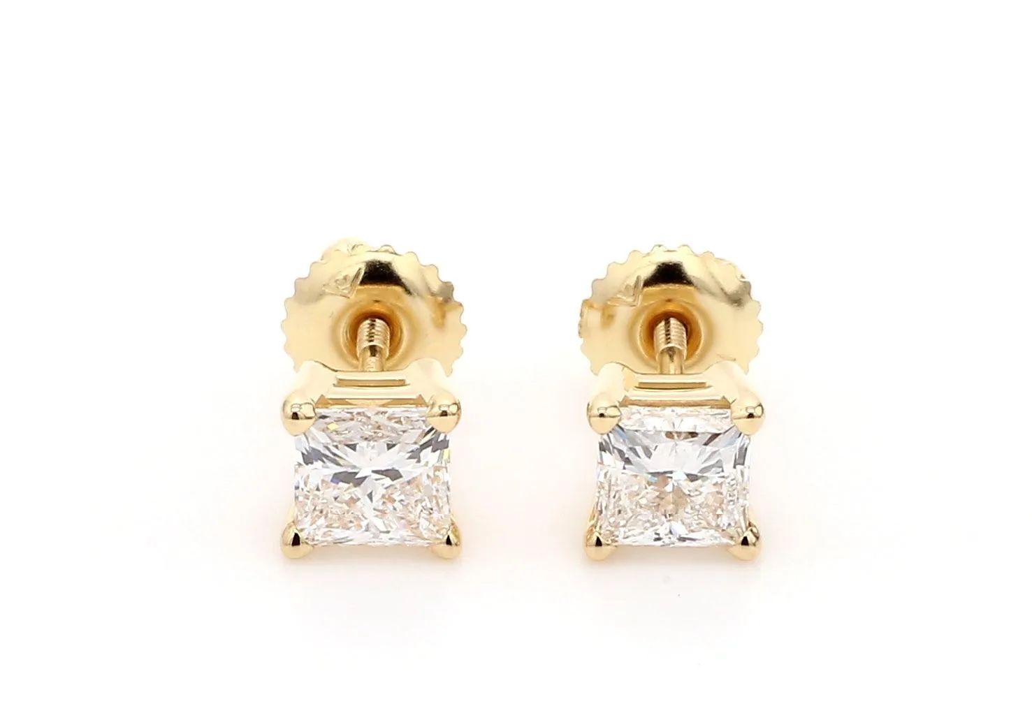 Classic Princess Earrings 2.0 CTW. IGI Certified