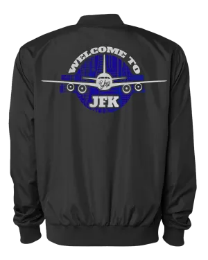 Diamond YAY JFK NYCBG Bomber Jacket (Black)