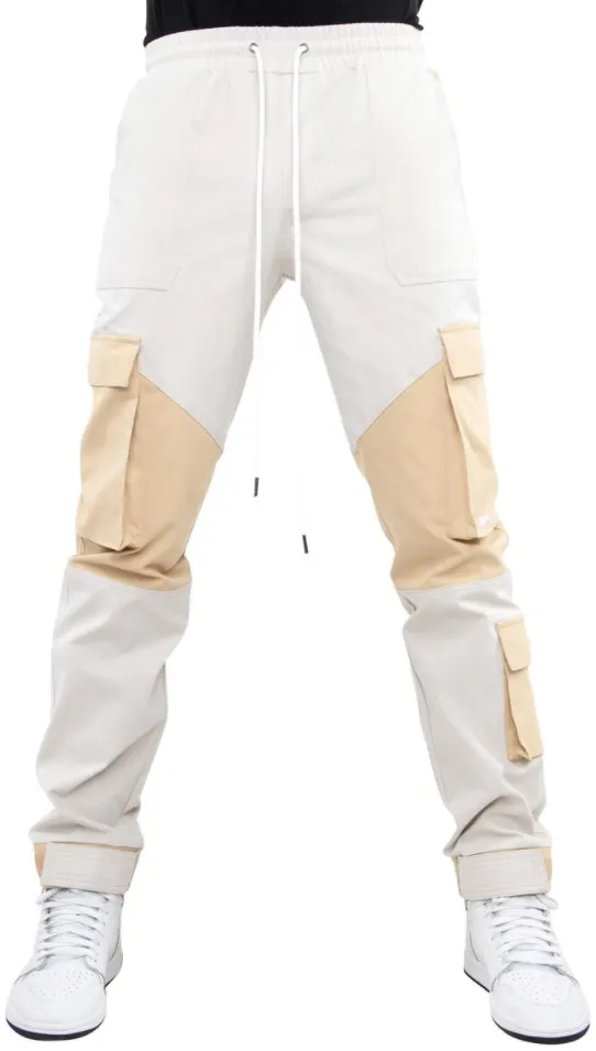 EPTM Color Block Twill Pants (Khaki)