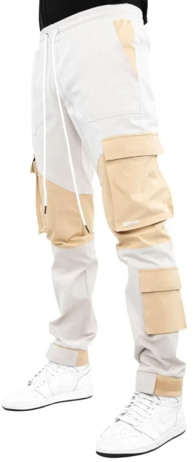 EPTM Color Block Twill Pants (Khaki)