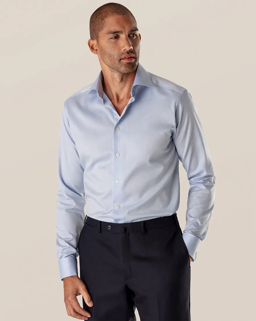 ETON 30007951221 BLUE SIGNATURE TWILL SLIM FC SHIRT