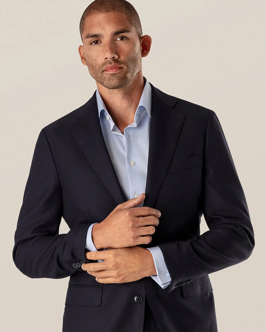ETON 30007951221 BLUE SIGNATURE TWILL SLIM FC SHIRT