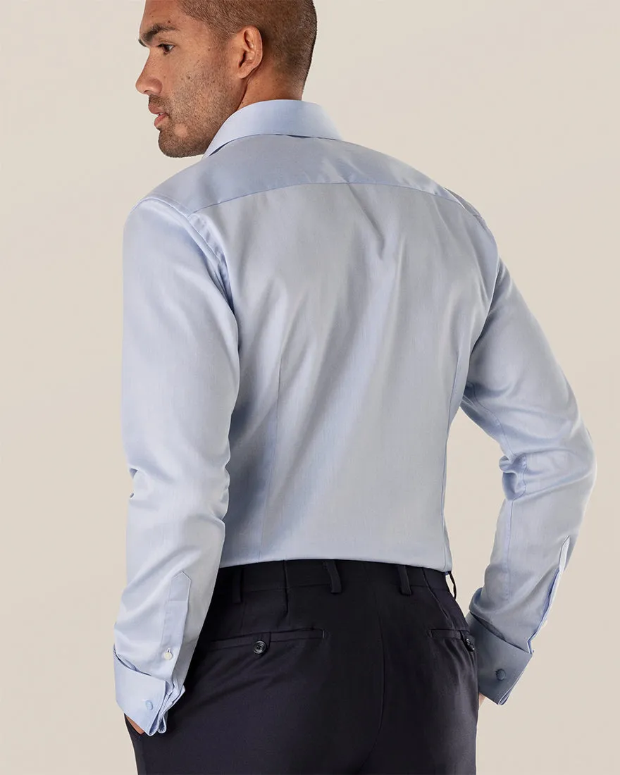 ETON 30007951221 BLUE SIGNATURE TWILL SLIM FC SHIRT