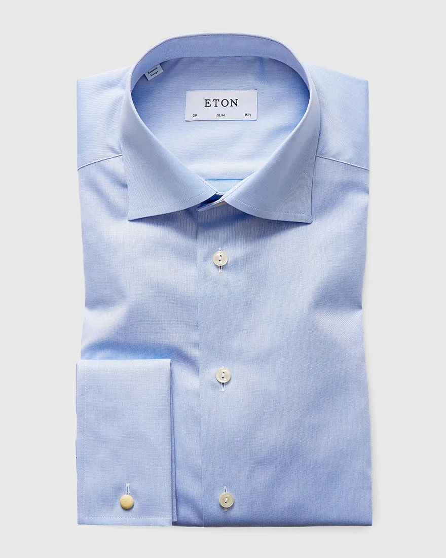 ETON 30007951221 BLUE SIGNATURE TWILL SLIM FC SHIRT