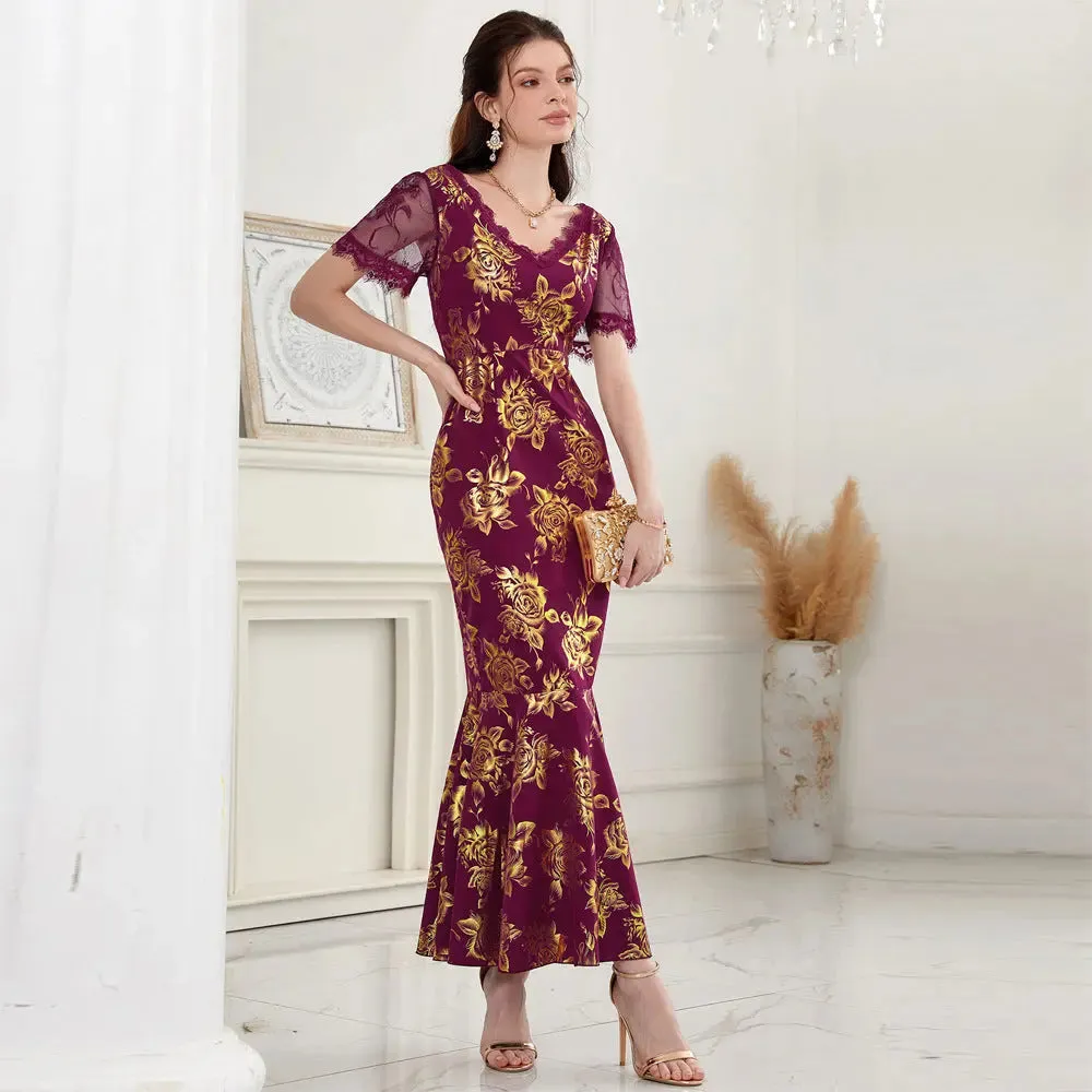 Floral Mermaid Dress