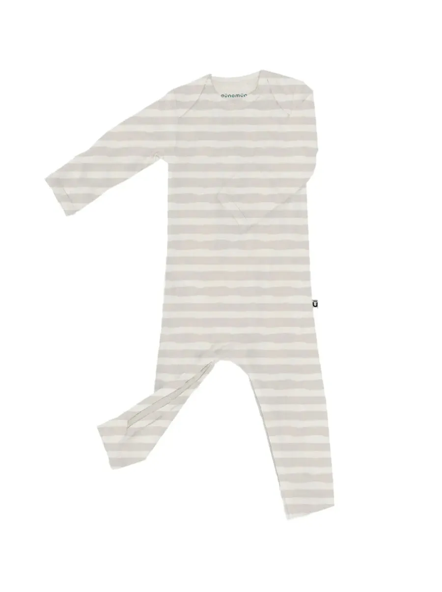 Gunamuna Convertible Romper Footie - Stripes