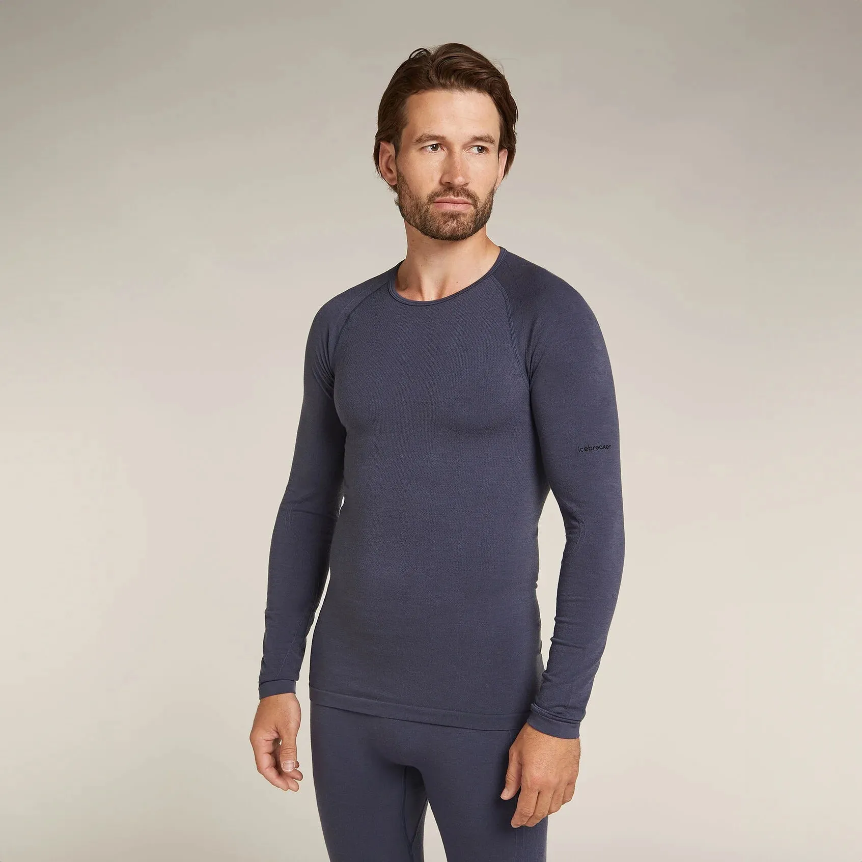 Icebreaker 260 Seamless Long Sleeve Crew Mens Thermal Top