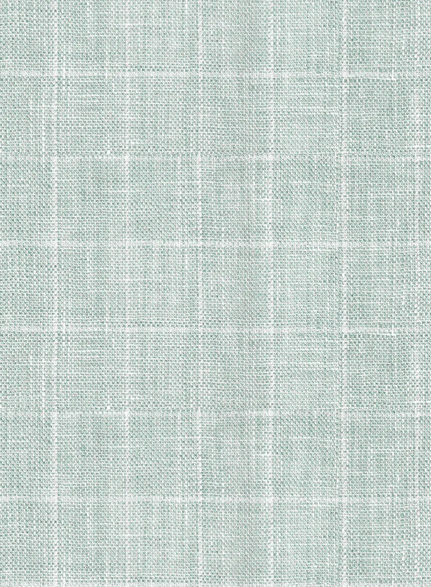 Italian Linen Lusso Summer Green Suit
