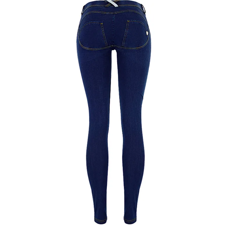 Jeans Woman Peach Push Up Hip Skinny Denim Pant