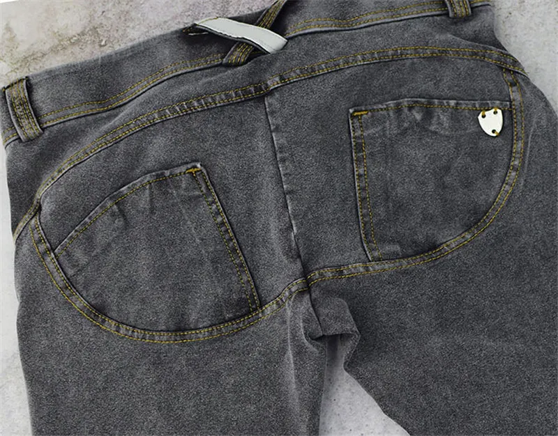 Jeans Woman Peach Push Up Hip Skinny Denim Pant