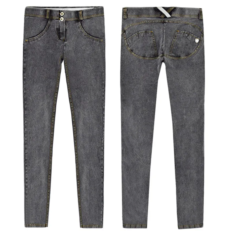 Jeans Woman Peach Push Up Hip Skinny Denim Pant