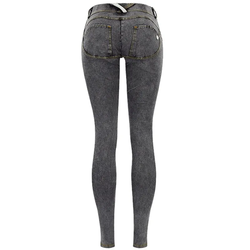 Jeans Woman Peach Push Up Hip Skinny Denim Pant