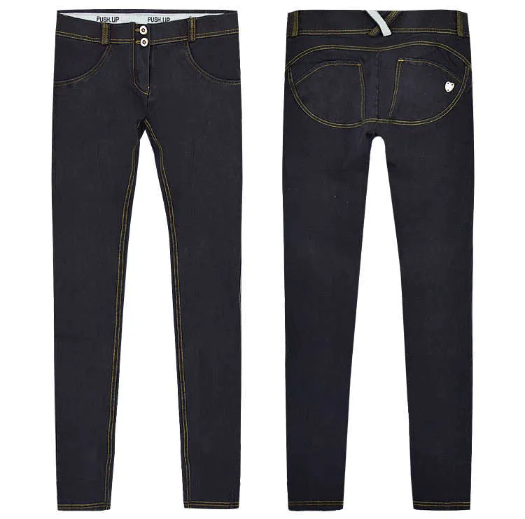 Jeans Woman Peach Push Up Hip Skinny Denim Pant