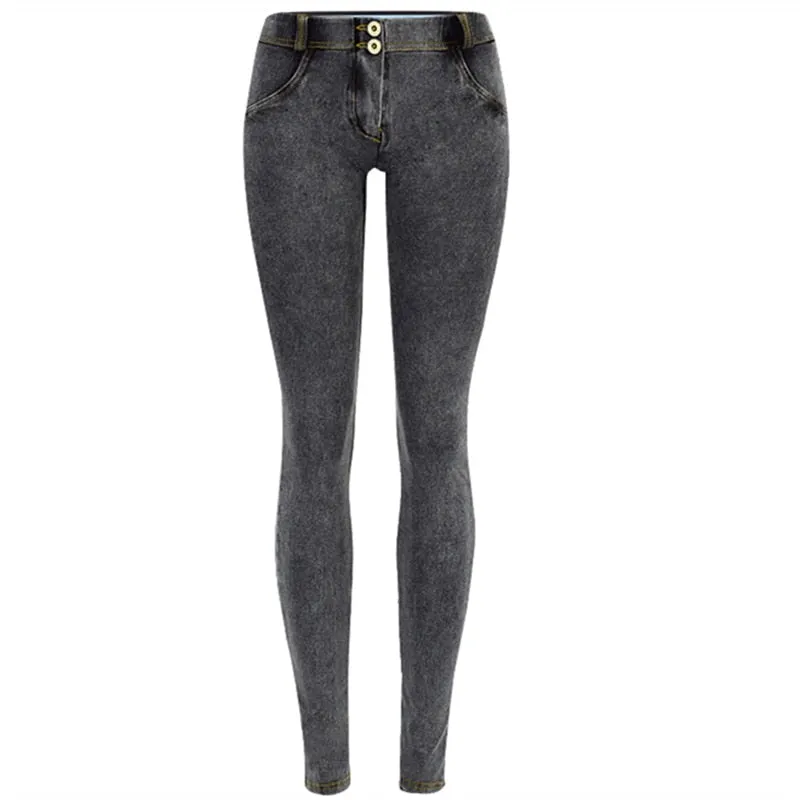 Jeans Woman Peach Push Up Hip Skinny Denim Pant