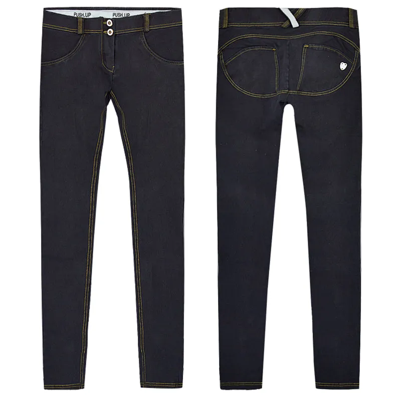 Jeans Woman Peach Push Up Hip Skinny Denim Pant