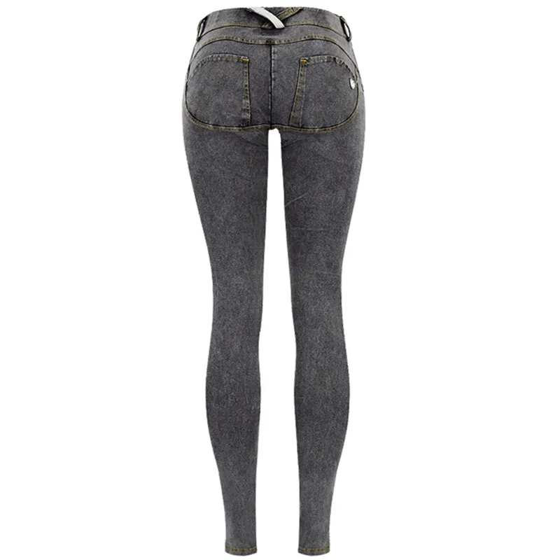 Jeans Woman Peach Push Up Hip Skinny Denim Pant