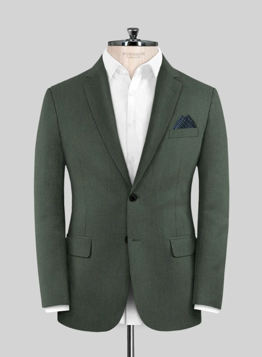 Lanificio Zegna Trofeo Dark Green Wool Jacket