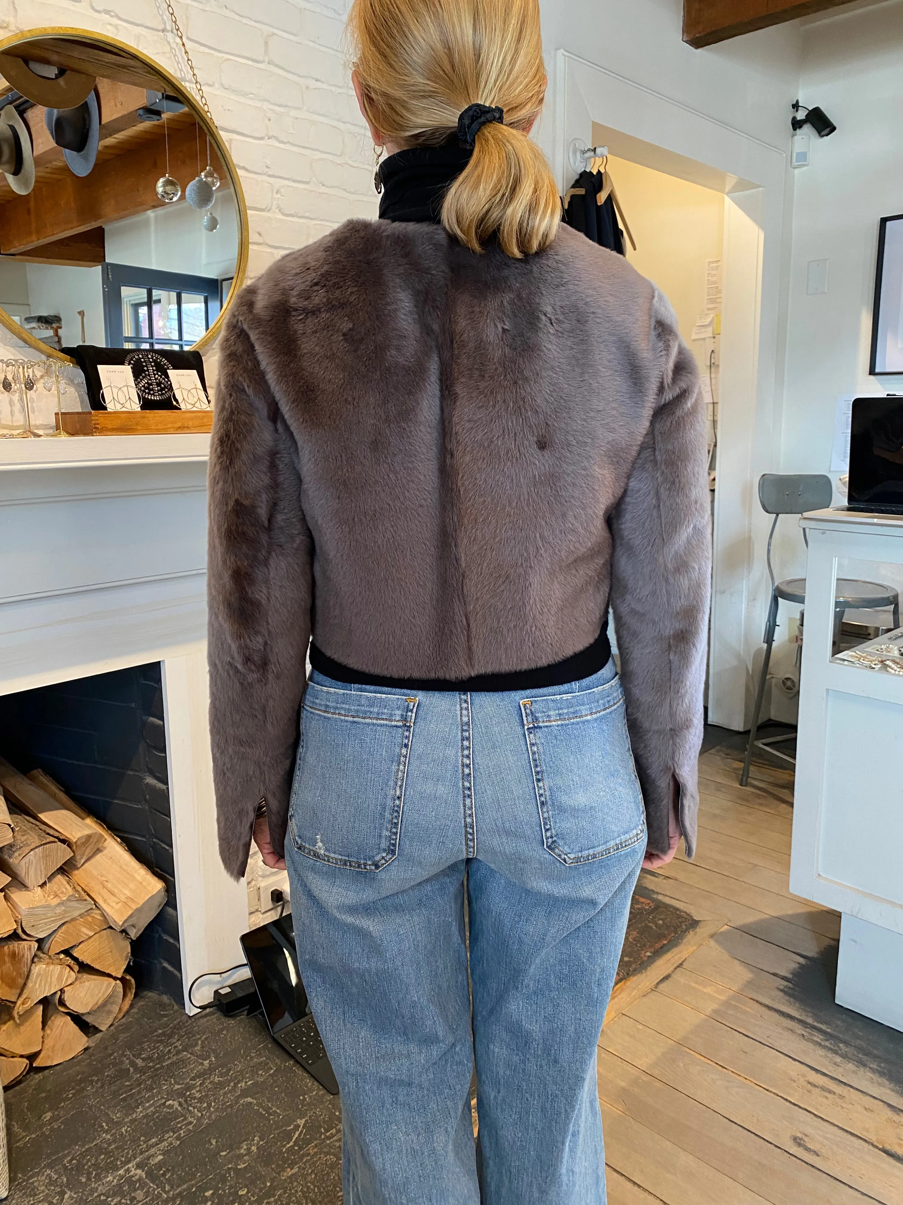 Lea Bolero Jacket | Stone