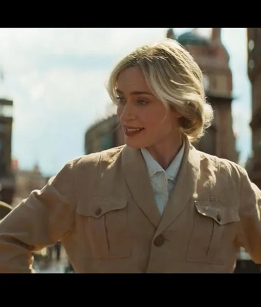 Lily Houghton Beige Cotton Jacket