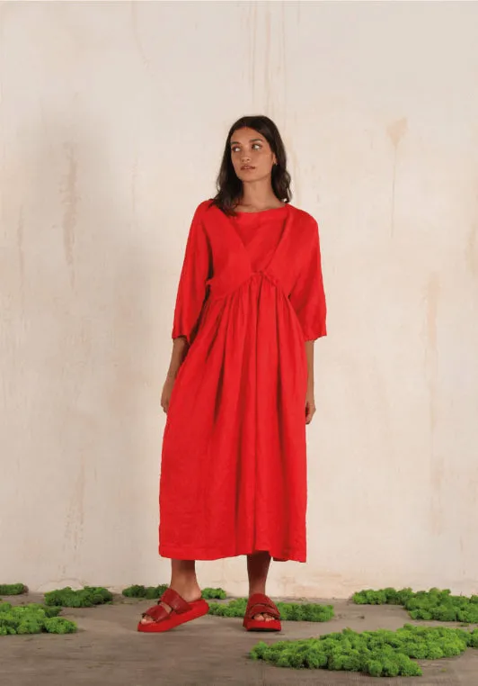 Mama b Affresco Linen Dress